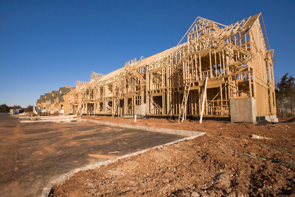 Lumber in House Framing