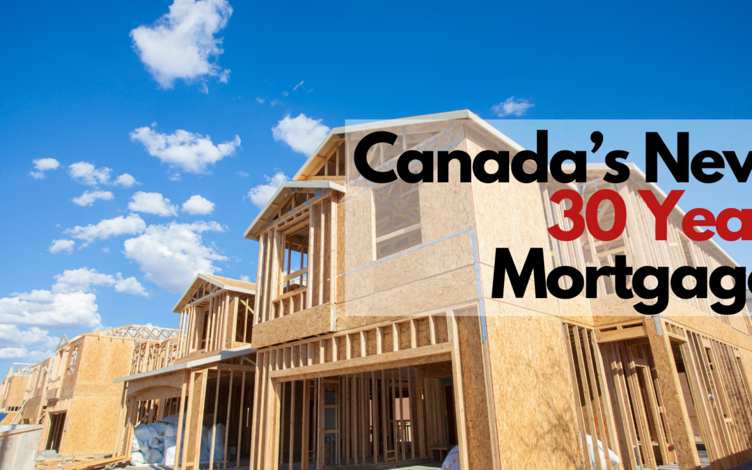 Canada’s New 30 Year Mortgages