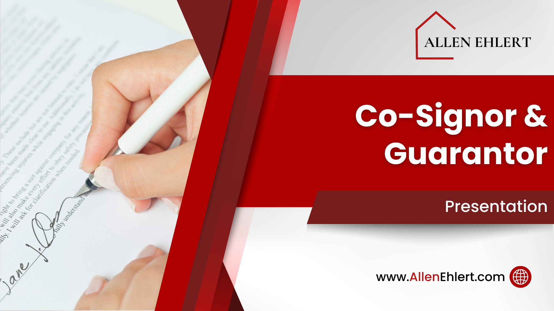 Co-Signor - Guarantor Comparison