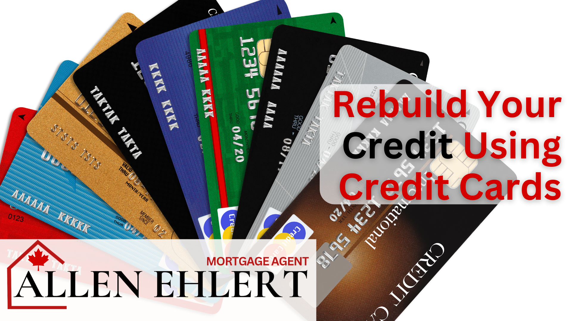 Rebuild Your Credit Using Credit Cards