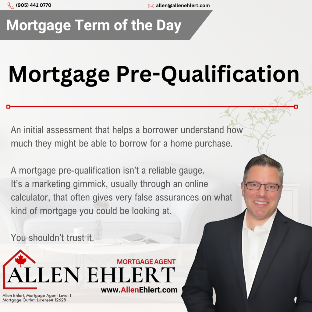 Getting Pre-Qualified - Allen Ehlert | Mortgage Agent