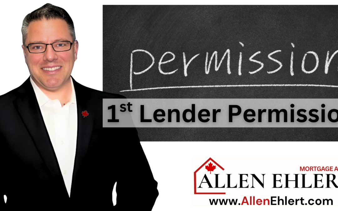 Get Your Lender’s Permission