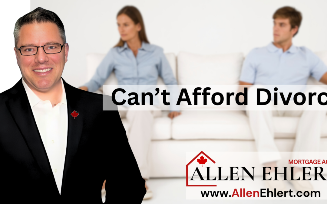 You Can’t Afford to Divorce