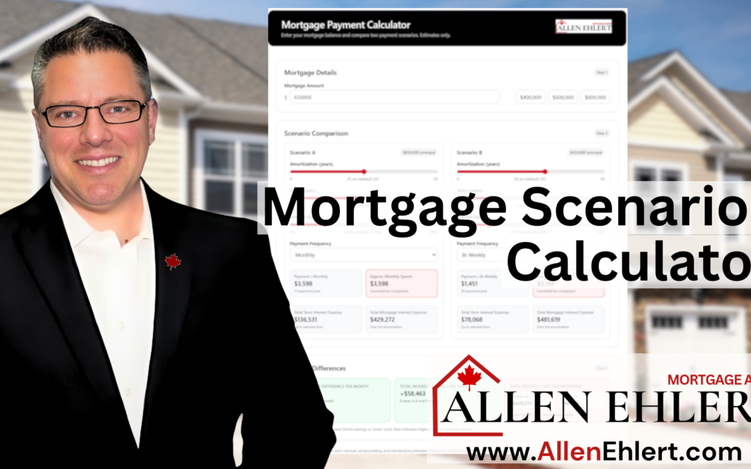 Ultimate Canadian Mortgage Payment Scenarios Calculator
