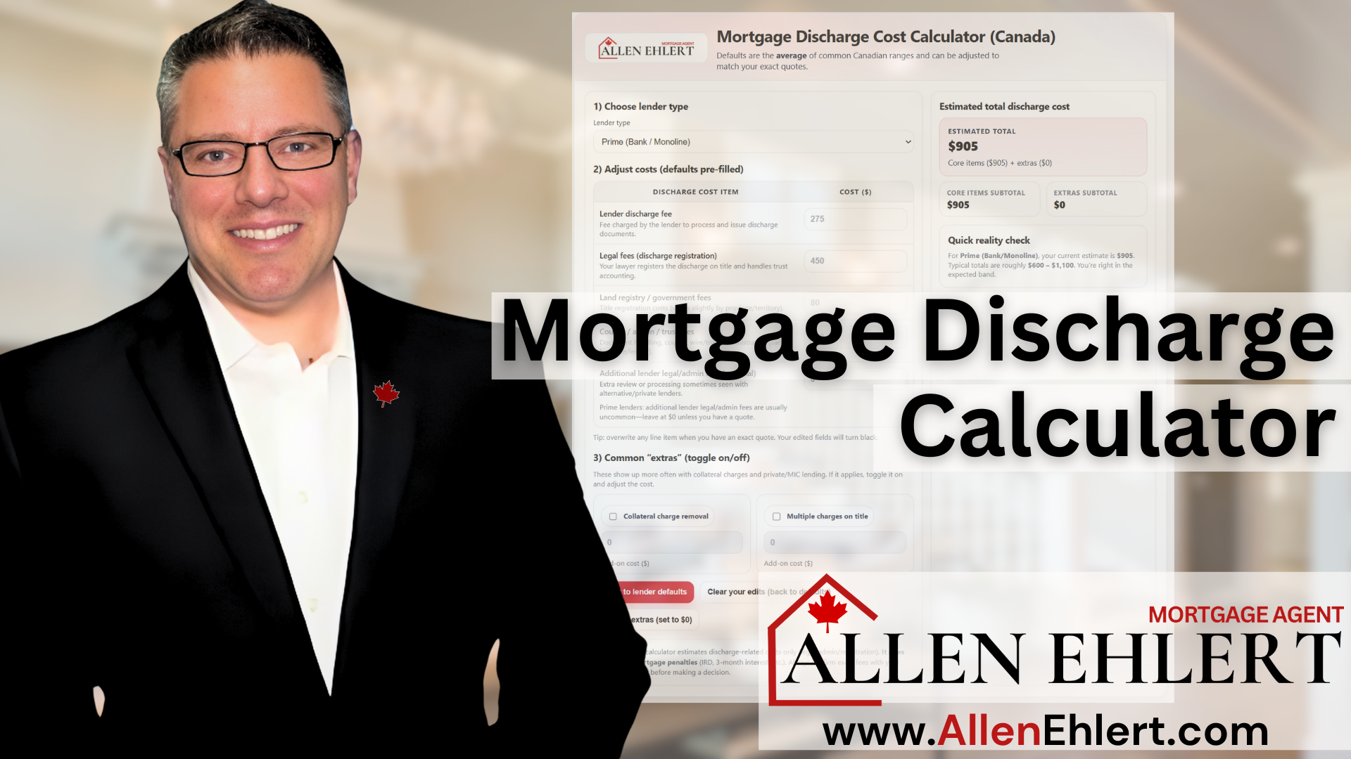 Mortgage Discharge Calculator